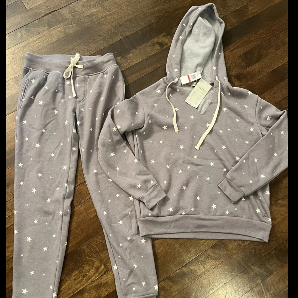 NWT Alternative Apparel Dreamy Star Jogger Pants Hoodie Set XS Sold Out